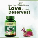 Himalayan Organics Plant Based Biotin 10000Mcg For Longer Hair Growth | Glowing Skin And Longer Nails Supplement | For Men And Women - 120 Veg Capsules - Image 6