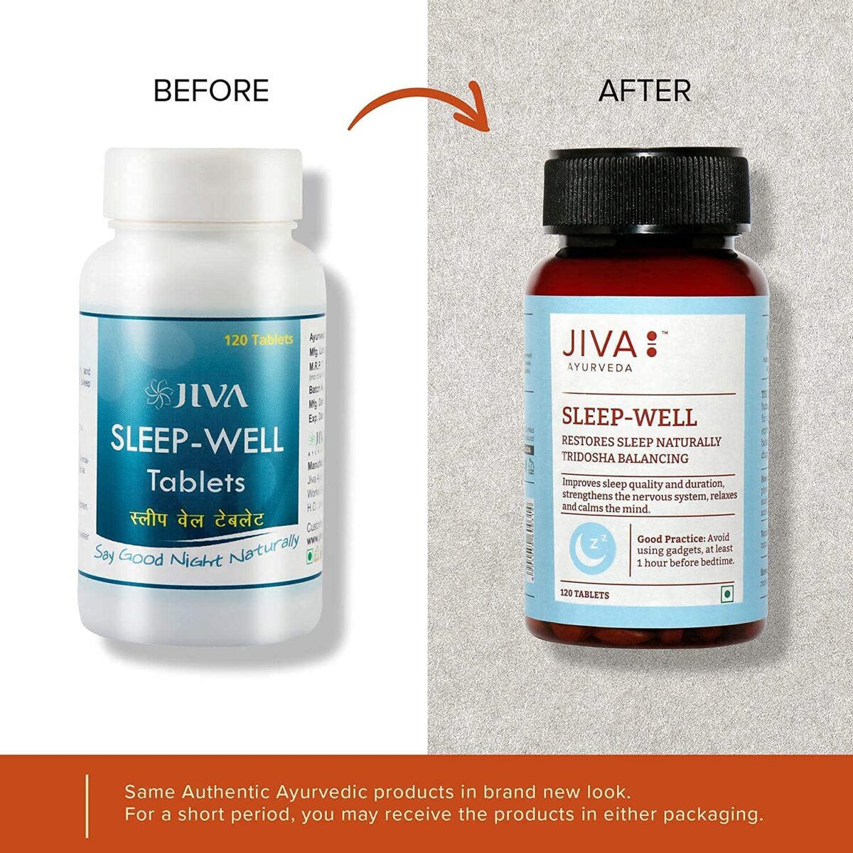(Pack of 3) JIVA Ayurveda Sleep Well (120 Tablets) Relaxes & Calms the Mind - Image 7