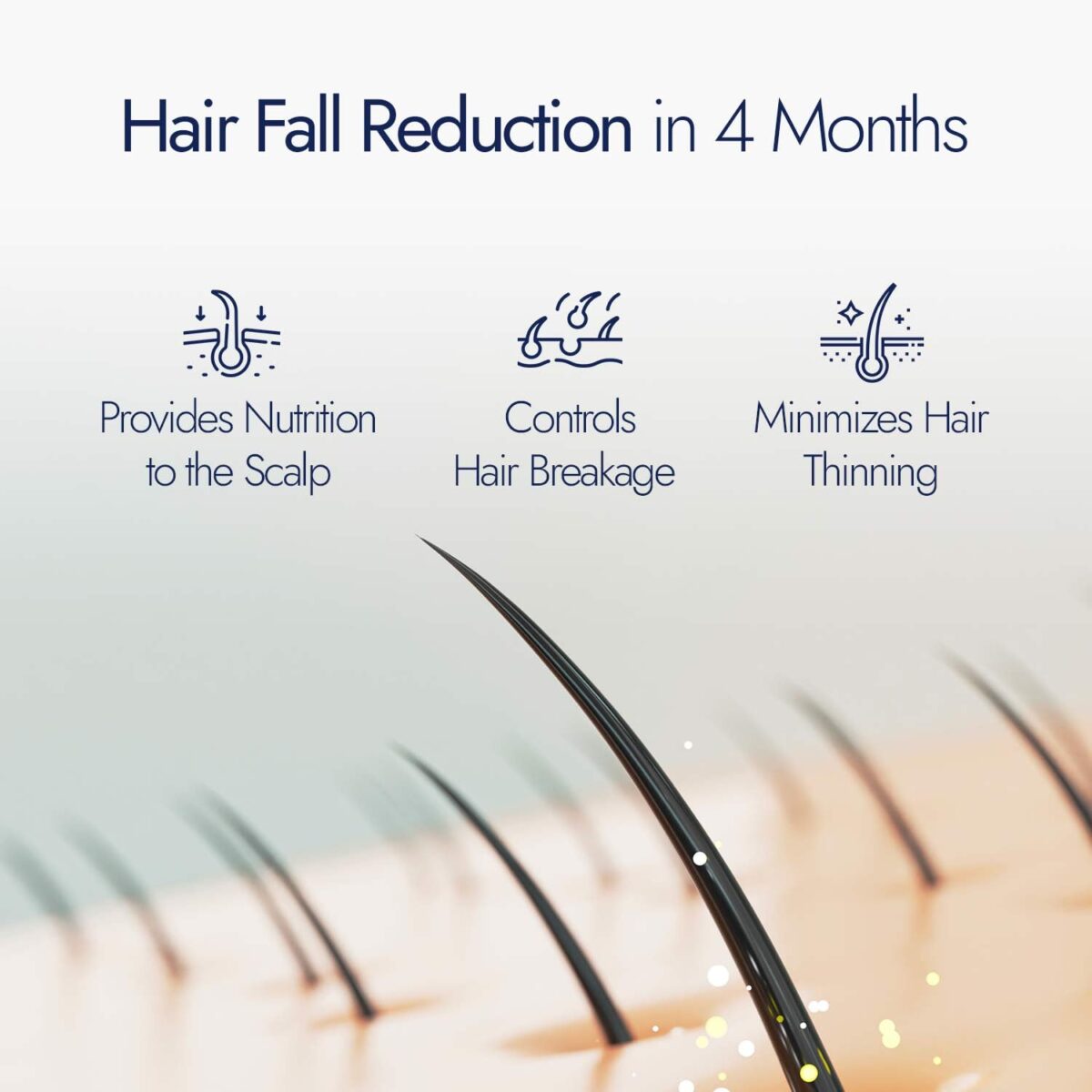 Kapiva Hair Gummies For Hair Growth | With 12500 mcg of Natural Source of Biotin from Sesbania Extract | Controls Hair fall and Increases Hair Growth | No added Sugar | Nautral Source of VitaminB | 60 Gummies Pack - Image 4