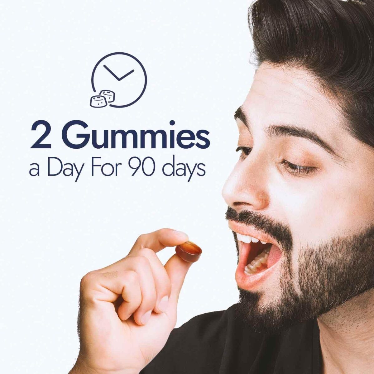 Kapiva Hair Gummies For Hair Growth | With 12500 mcg of Natural Source of Biotin from Sesbania Extract | Controls Hair fall and Increases Hair Growth | No added Sugar | Nautral Source of VitaminB | 60 Gummies Pack - Image 8