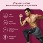 Man Matters 100% Pure Himalayan Shilajit Resin for Men 20g | Boosts Immunity & Strength | No Added Preservatives | 100% Vegetarian - Image 4
