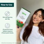 OZiva Biotin Hair Multivitamins Gummies for Stronger, Fuller, Shinier Hair | Hair Gummies with Keratin Builder, Iron & Vitamins B9, B6 & D | Raw Mango Flavour | No Added Sugar (Pack of 1, 30) - Image 6