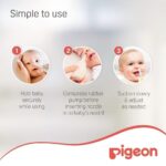 Pigeon Nose cleaner Aspirador Nasal,For 0+ Month Babies,BPA Free,Soft Silicone Nozzle,Squeezable Pump,Soft Safety Nozzle, White and Cream - Image 10
