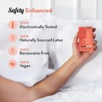 Plush LoveGlove 3 in 1 Multi Textured Condoms for Men, Unflavoured - 10 Count | Made From Naturally Sourced Latex For Sensitive Skin | Designed For Comfortable Fit, No Benzocaine, Vegan - Image 3