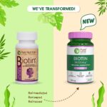 Pure Nutrition Naturals Biotin 10000 mcg from Natural Sesbania Extracts for Healthy Hair, Skin & Nails | Reduce Hair Fall | Improve the Energy Level - 60 Veg Tablets - Image 2