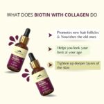 Rasayanam Liquid Biotin & Collagen for Hair Growth 25,000mcg (50 ml Berry Flavour) | Supports Hair Growth & Healthy Skin, Nails | Stronger Than Tablets & Capsules to reduce hair fall for Men & Women - Image 2