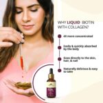 Rasayanam Liquid Biotin & Collagen for Hair Growth 25,000mcg (50 ml Berry Flavour) | Supports Hair Growth & Healthy Skin, Nails | Stronger Than Tablets & Capsules to reduce hair fall for Men & Women - Image 3