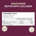 Rasayanam Liquid Biotin & Collagen for Hair Growth 25,000mcg (50 ml Berry Flavour) | Supports Hair Growth & Healthy Skin, Nails | Stronger Than Tablets & Capsules to reduce hair fall for Men & Women - Image 5