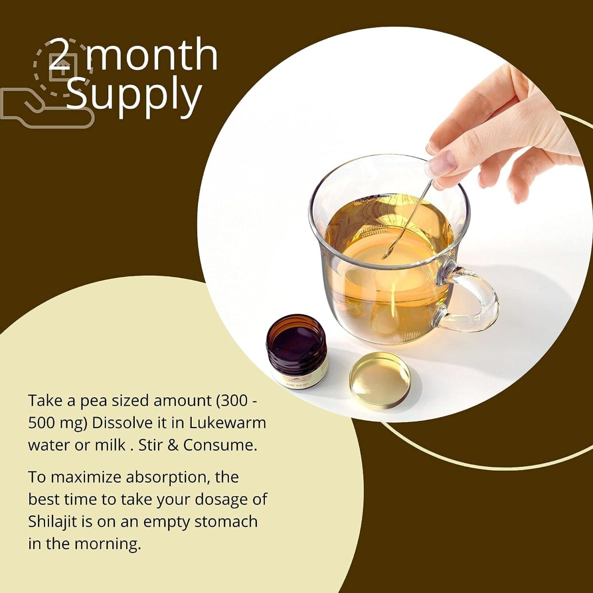 Rasayanam Pure Original Himalayan Shilajit/Shilajeet Resin 20g | Improve Strength & stamina for men & women | 4X Concentrated formula, Stronger Than Pills & Capsules - Image 4