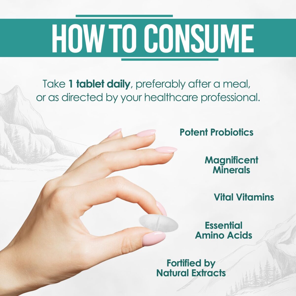 SWISSLIFE FOREVER Biotin with For Long & Thick Hair Growth, Glowing Skin & Longer Nails | For Men And Women - 120 Veg Tablets - Image 3