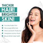 SWISSLIFE FOREVER Biotin with For Long & Thick Hair Growth, Glowing Skin & Longer Nails | For Men And Women - 120 Veg Tablets - Image 6