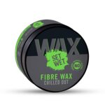 Set Wet Hair Wax For Men - Fibre Hair Wax 60g | Strong Hold, Extra Volume, Natural Finish,