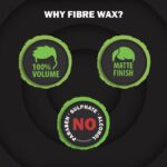 Set Wet Hair Wax For Men - Fibre Hair Wax 60g | Strong Hold, Extra Volume, Natural Finish, - Image 4