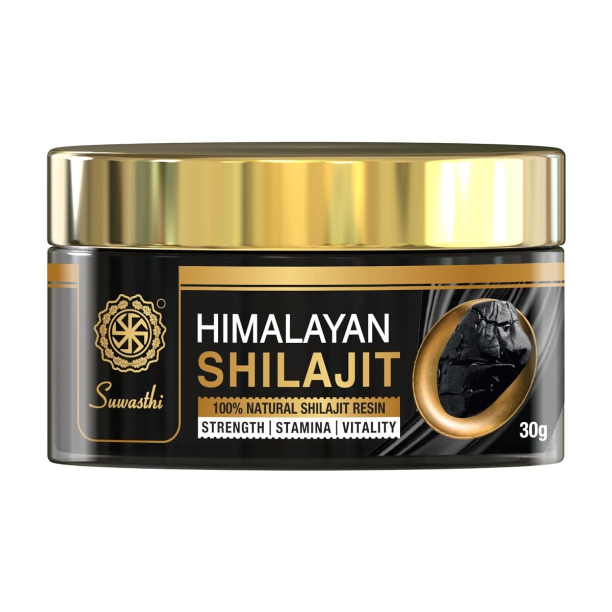Suwasthi Himalayan Shilajit/Shilajeet resin - 30g - Image 2