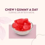 SwisseMe Biotin Gummies (100% Vegan, 30 Day Pack) Reduces Hair Fall & Promotes Regrowth, Supports Healthy Skin & Stronger Nails with Vitamin B12, C & E For Both Men & Women - Strawberry Flavour - Image 7