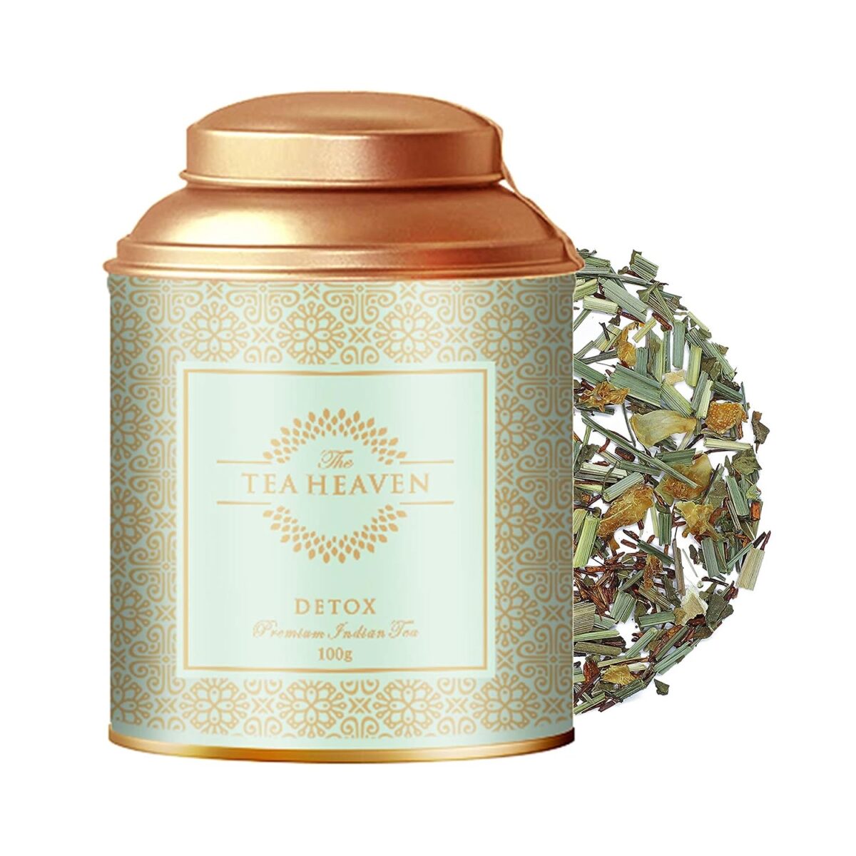The Tea Heaven | Tea Gift - Detox Herbal Tea(Wellness Tea)| Tea Gift Pack- Anti-toxicant-100% Organic Ingredients- 100 Grams(50 Cups) - Image 1