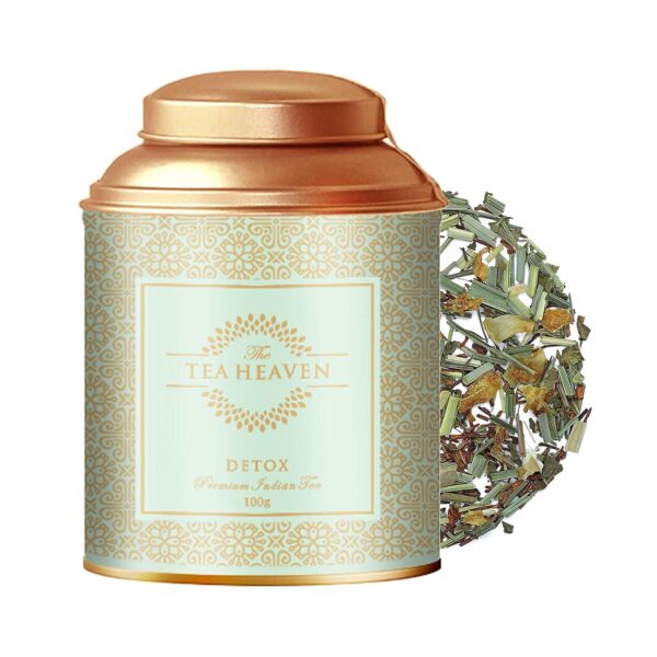 The Tea Heaven | Tea Gift - Detox Herbal Tea(Wellness Tea)| Tea Gift Pack- Anti-toxicant-100% Organic Ingredients- 100 Grams(50 Cups)