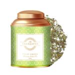 The Tea Heaven | Tea Gift - Tulsi Green Tea | Tea Gift Pack- Heals Body and Reduces Stress-100% Natural Ingredients- 100 Grams (50 Cups)
