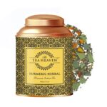 The Tea Heaven | Tea Gift - Turmeric Herbal Tea(Wellness Tea)-Immunity Booster-100% Organic Ingredients- 100 Grams(50 Cups)