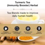 The Tea Heaven | Tea Gift - Turmeric Herbal Tea(Wellness Tea)-Immunity Booster-100% Organic Ingredients- 100 Grams(50 Cups) - Image 3