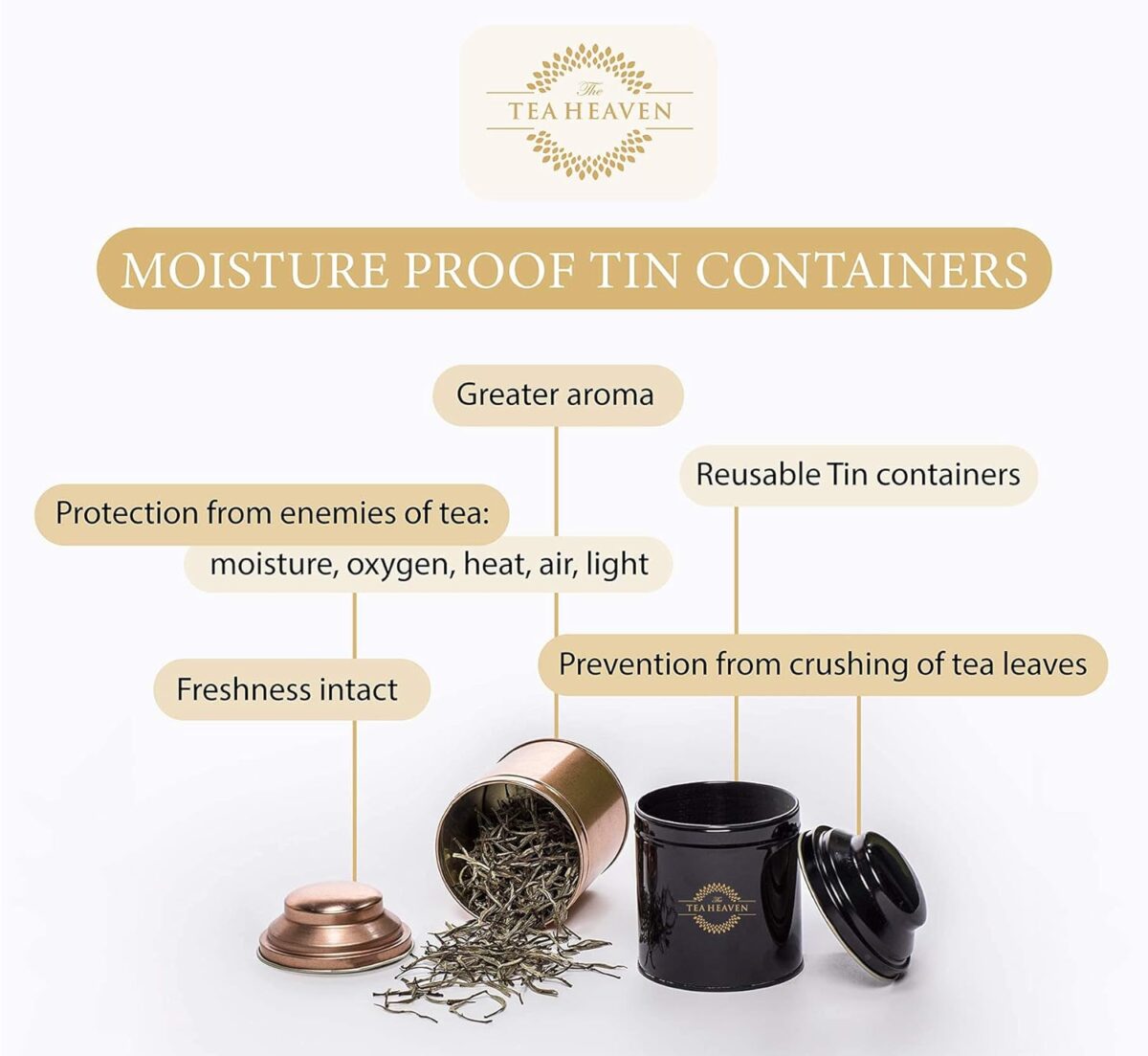 The Tea Heaven | Tea Gift - Turmeric Herbal Tea(Wellness Tea)-Immunity Booster-100% Organic Ingredients- 100 Grams(50 Cups) - Image 4