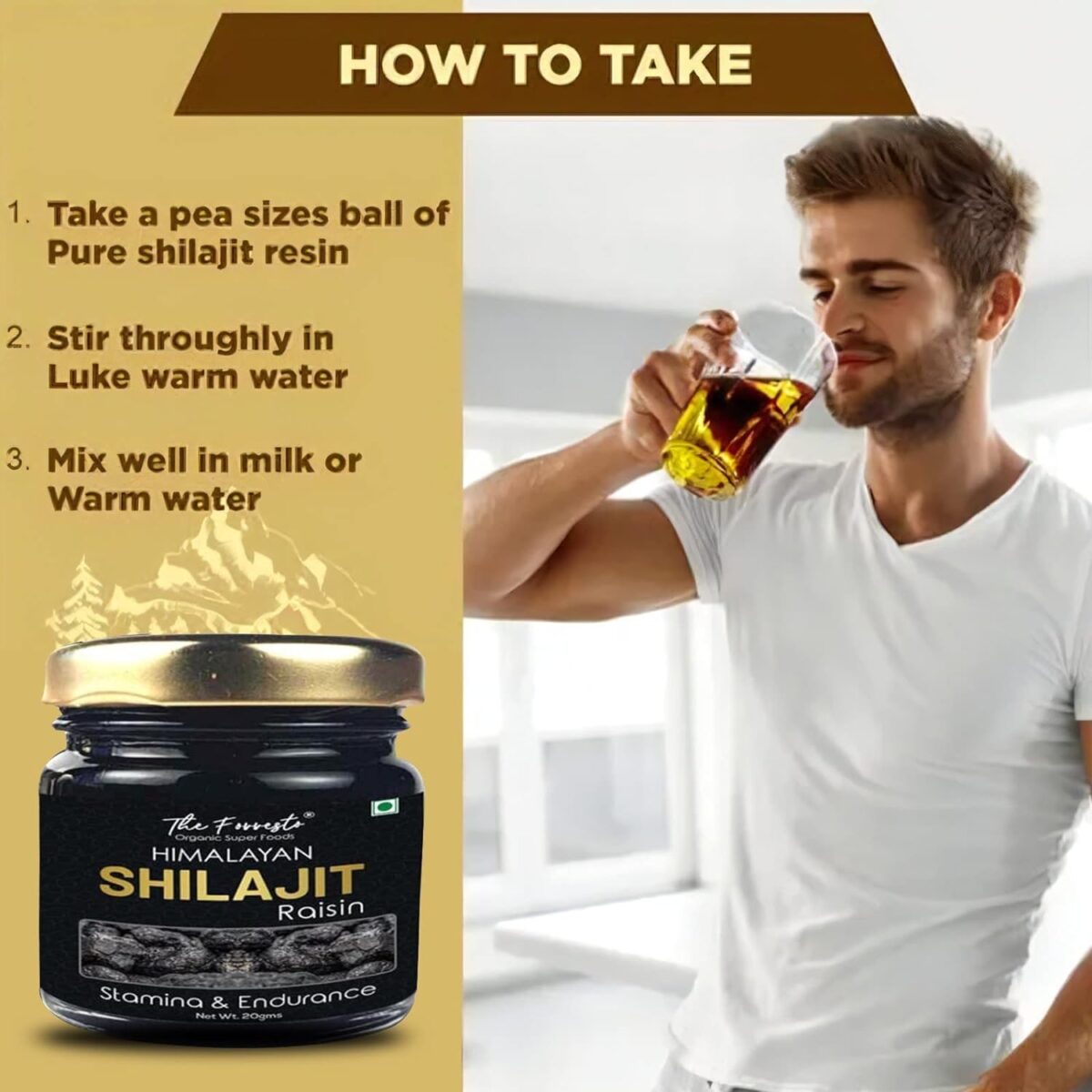 TheForresto Himalayan Shilajit Original/Shilajeet Resin - For Endurance and Stamina, Supports Muscle & Bone Strength (Men & Women) (20 Gms Pack) - Image 6