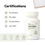 Traya Hair Vitamins Capsules, Natural DHT Blocker & Biotin Capsules for Hair Growth, Hair Fall Control, Contains 12 mcg Biotin, Vitamin, Iron, Omega 3 & Bhringraj (30 Multivitamins for Hair) - Image 4