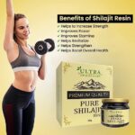 Ultra Health care Shilajit Resin for Energy, Focus and Vitality - Pure Quality Himalayan Shilajit | Strength | Stamina | Power | 100% Pure and Natural | Clinically Approved | 15gm | For Men & Women - Image 3