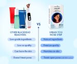 Urban Yog Nose Strips (4 Strips) Black/Whitehead Remover + BHA Serum to Treat Pores - Image 7