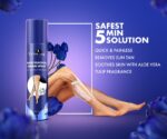 Urban yog Hair Removal Cream Spray for Women | Painless Body Hair Removal Spray (200 ML, Tulip (Blue) - Image 3