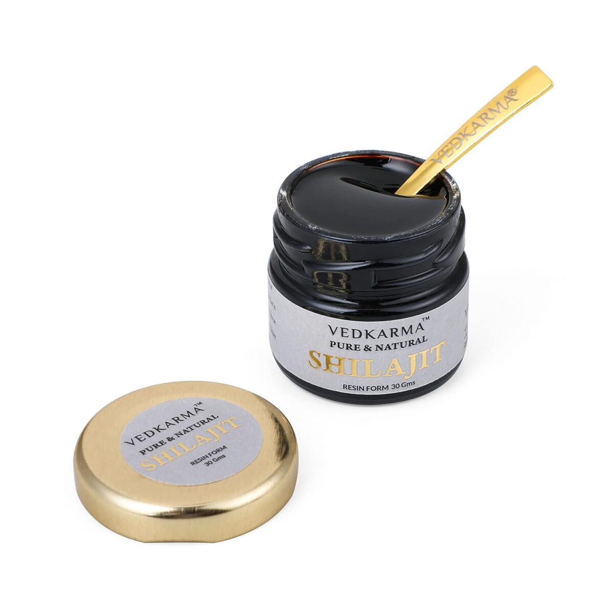 VEDKARMA Pure Himalayan Shilajit Resin Form For Strength, Stamina, Energy & Immunity (30 Gm) - Image 3