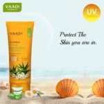 Vaadi Herbals Sunscreen Lotion SPF50 With Aloe Vera And Chamomile - (110g) - Image 6