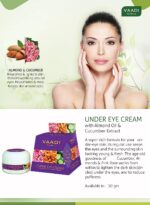 Vaadi Herbals Under Eye Cream, Almond Oil and Cucumber Extract, 30g x 2 - Image 2