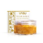 Vasu Kumkumadi Tailam Sugar Scrub Age Revitalizing For All Skin Type 50 GM - Image 3