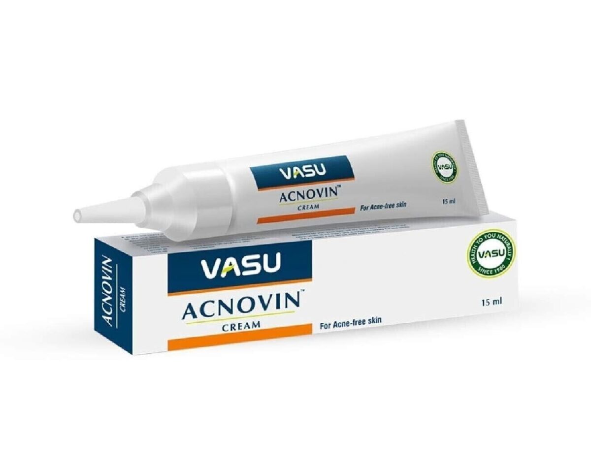 Vasu UVA Acnovin Skin Care Cream 15 ml (Pack of 3).1 Vasu UVA Acnovin Skin Care Cream 15 ml (Pack of 3) - Image 1