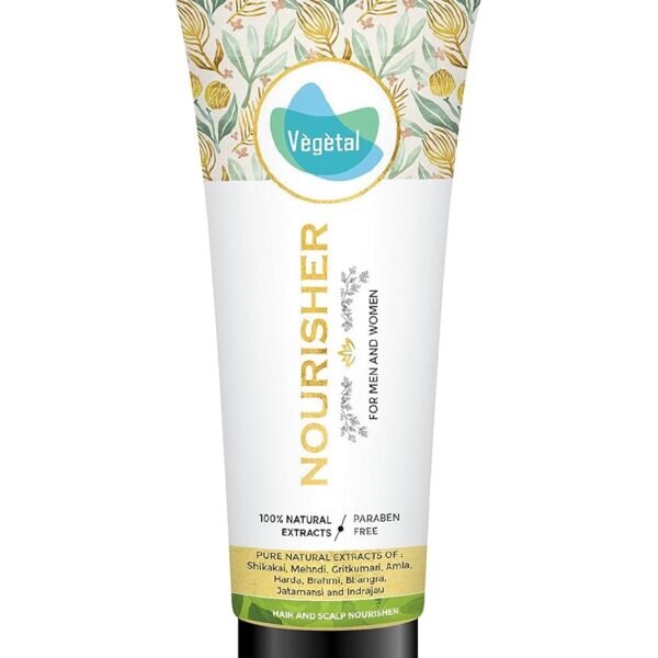 Vegetal Nourisher 120ml. -100% Natural Color Protection Conditioner Gel for Hair & Scalp Nourishment for Dry & Damaged Hair