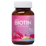 ZEROHARM Biotin Tablets for Hair, Skin and Nails | Biotin Vitamin B7 Tablets for Men and Women | Hair vitamin for hair growth | No side effects (60 Tablets)