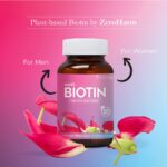 ZEROHARM Biotin Tablets for Hair, Skin and Nails | Biotin Vitamin B7 Tablets for Men and Women | Hair vitamin for hair growth | No side effects (60 Tablets) - Image 8