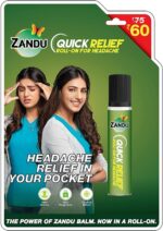 Zandu Roll-On For Headache Quick Relief 9ml (Pack Of 6) - Image 2