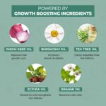 mars by GHC Beard Growth Oil - 200 ml (Pack of 1) | Promotes Thicker Beard Growth, Powered With Onion Oil, Bhringraj Oil, Tea Tree Oil & 20 Natural Ingredients | Paraben, SLS & Sulphate Free - Image 3