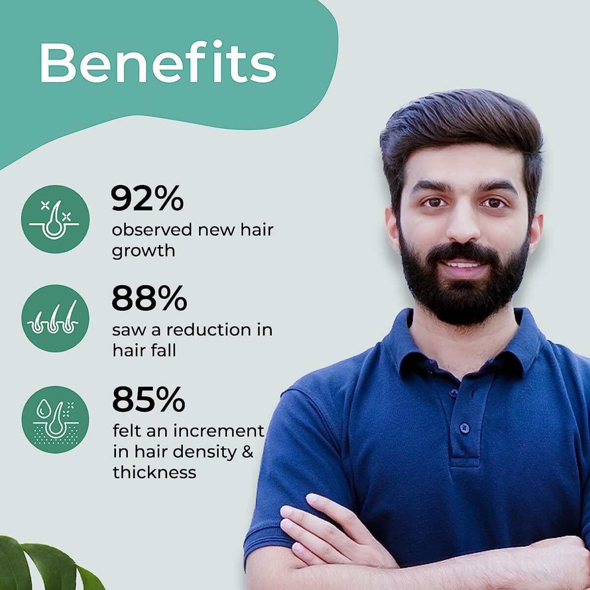 mars by GHC Beard Vitalizer, 50 ml | Daily use beard serum for men | Redensyl & Procapil | Softens and Smoothes Rough Beard | Gives Beard Shine & Nourishes Beard - Image 4