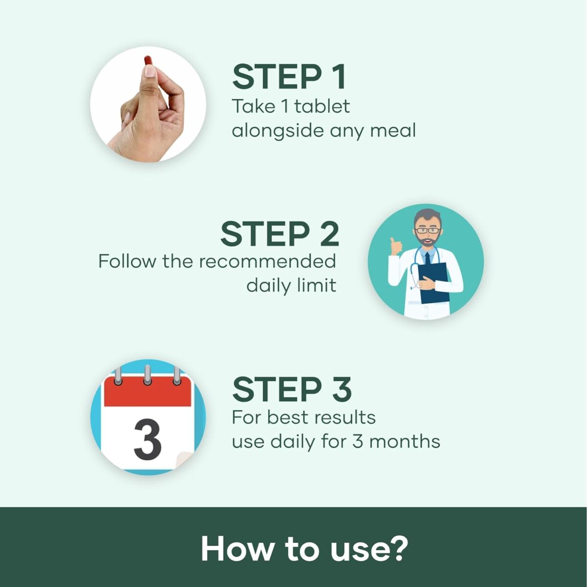 "mars by GHC Hair Biotin - 100% Vegan, 60 Tablets (Pack of 1) | Promotes Healthy & Strong Hair Growth, Powered With Keratin, Amino Acids, Grape Seed Extract & Other Natural Supplements " - Image 3