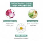 mars by GHC Onion Hair Oil for men | With a mix of natural oils like Bhringraj, Brahmi, Tea Tree and Jojoba | Promotes Hair Growth, Strengthens & Nourishes - Natural and Effective | 200ml - Image 4