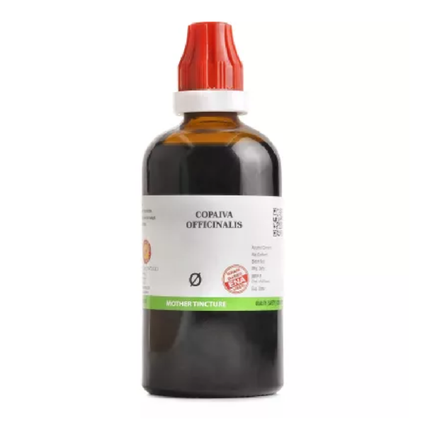 BJain Copaiva Officinalis 1X (Q) Mother Tincture (100ml) For Dry Cough, Urinary Tract Infection