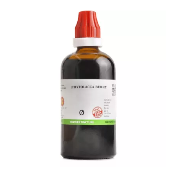 BJain Phytolacca Berry 1X (Q) Mother Tincture (100ml) For Weight loss, Tonsillitis