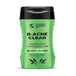 Beardo Body Acne Body Wash for Men 200 ml | With Neem, Tea Tree and Salicylic Acid | Clean Clear Skin | For Body Acne and Skin Purification | B-acne