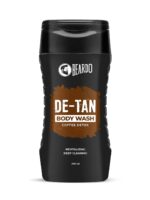 Beardo De-Tan Body Wash for Men, 200ml | Tan Removal| Caffeine Body Wash | With Coffee & Aloe Extracts | For Body & Face | Refreshing Fragrance