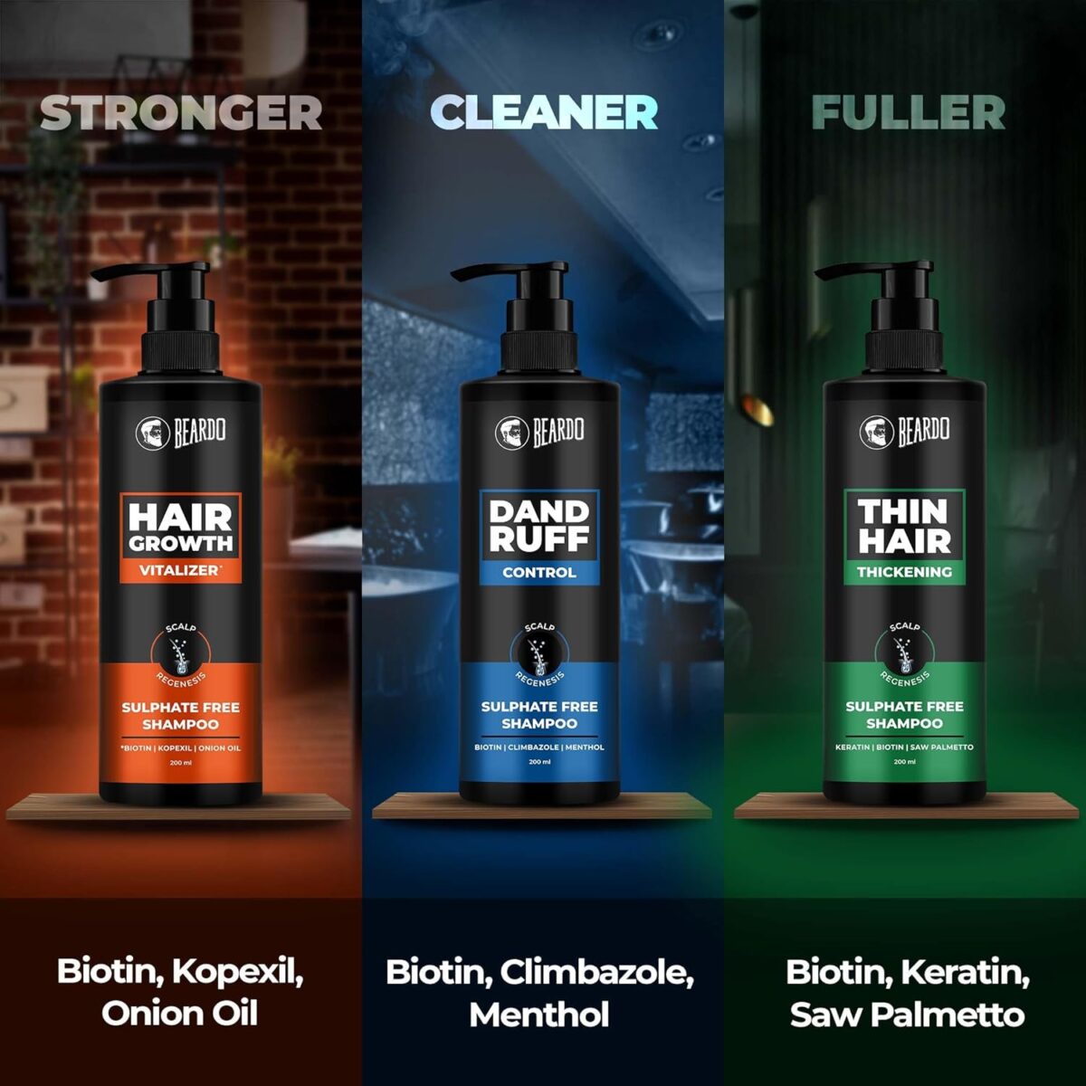 Beardo Hair Growth Vitalizer Shampoo | Shampoo for Men | Sulphate and Paraben Free Shampoo | 200 ml - Image 7