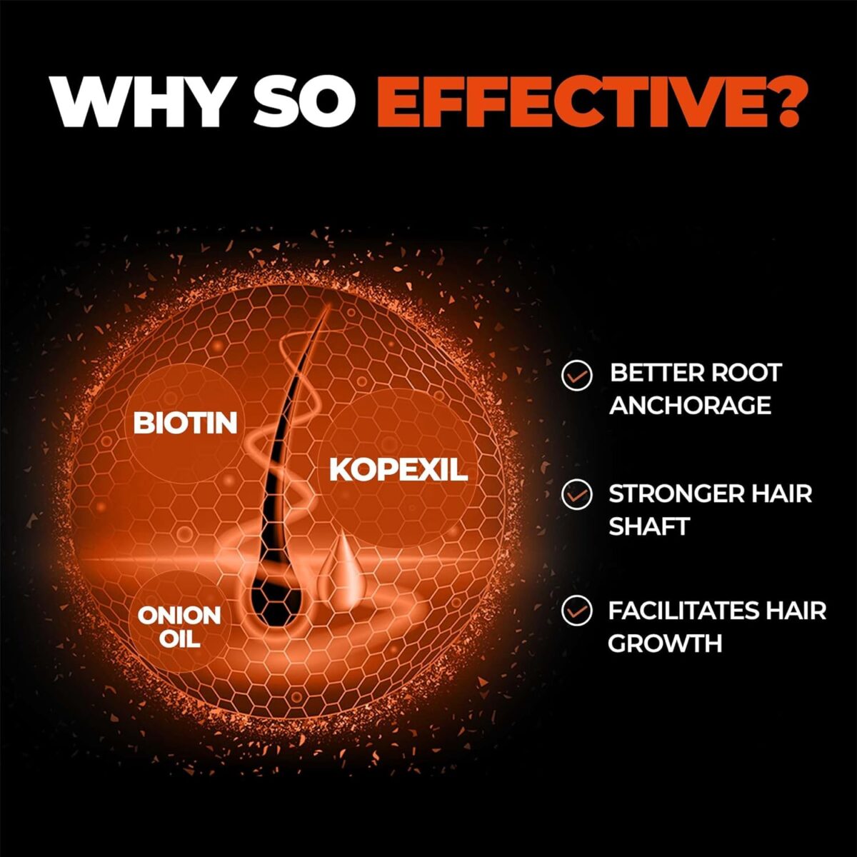 Beardo Hair Growth Vitalizer Shampoo | Shampoo for Men | Sulphate and Paraben Free Shampoo | 200 ml - Image 3