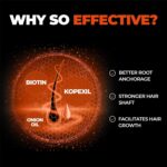 Beardo Hair Growth Vitalizer Shampoo | Shampoo for Men | Sulphate and Paraben Free Shampoo | 200 ml - Image 3